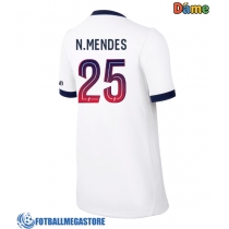 Fotballdrakt Dame Paris Saint-Germain Nuno Mendes #25 Bortedrakt 2026-27 Kortermet